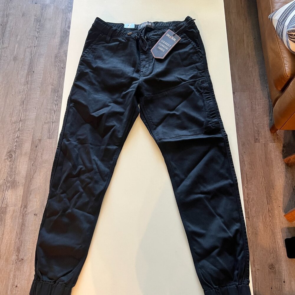 NWT Men's DUER No Sweat Jogger / Black / 32 x 29